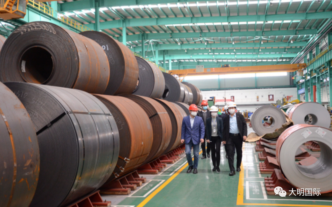 浦项(张家港)不锈钢裴宰铎总经理一行来访大明